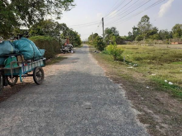 đất mặt tiền nhựa, đường thông, sổ sẵn, Cách chợ, trường học chỉ 500m Phước tây, Phước Thạnh Gò Dầu