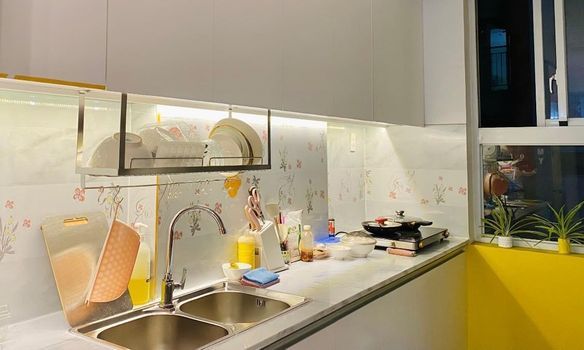 Cần cho thuê căn 1PN-2PN , diện tích 46m2- 57m2 Căn hộ nằm ngay cầu Đồng Nai, giáp ranh với BD