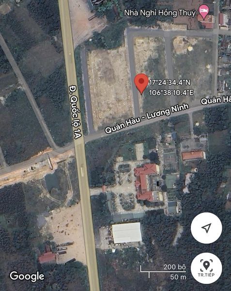 chào bán 2 lô đất đấu giá đường tránh tp đồng hới , thôn mụ rượng . Lương ninh