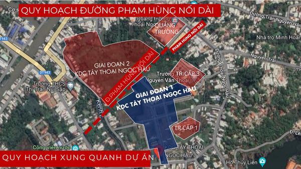 Bán Nền Mặt Tiền Lộ 18m Trung Tâm Thị Trấn Núi Sập Cạnh Đường Phạm Hùng Sắp Khởi Công Tiềm Năng cao