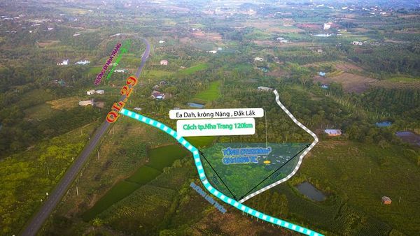 Mình có lô đất cần bán. Nằm cách QL29 chỉ 100m. Tọa lạc tại: Ea Dăh - Krong Năng - Daklak.