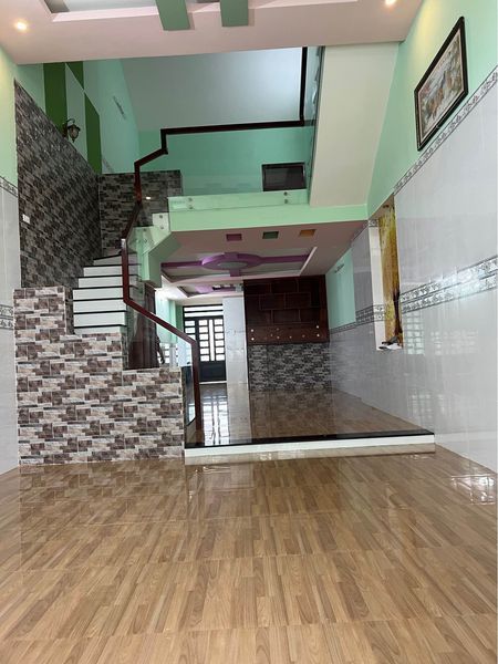 Cần bán nhà 1 trệt 1 lầu Đuờng Nguyễn Thị Hoa khu dân cư tràng an, cổng sau bệnh viện Thanh Vũ mới
