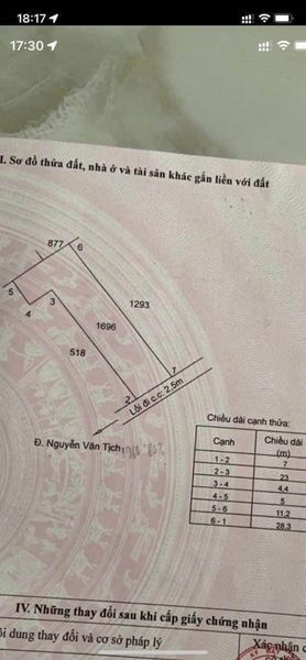 Chính chủ gửi bán lô đất thổ cư hẻm Nguyễn Văn Tịch, xã An Vĩnh Ngãi, tp Tân An, Long An
