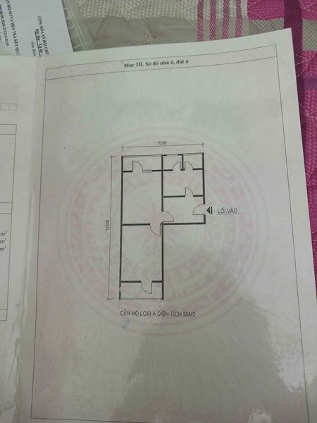 Gia đình chuyển về quê nên cần bán căn hộ tầng 3 CT2 Nhà A23 Khu 5 tầng sau trg THPT Lạc Long Quân
