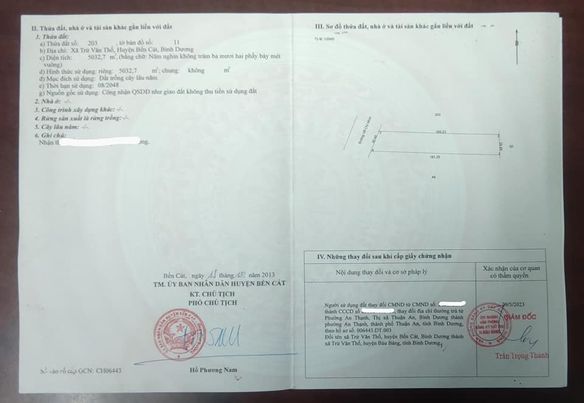 Cần bán đất mặt tiền đường Hồ Chí Minh, Trừ Văn Thố, Bàu Bàng, Bình Dương