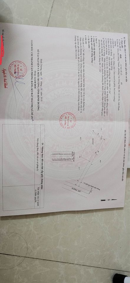 Chính chủ bán đất đường Đông Thành Tân Đông Hiệp Dĩ An Bình Dương