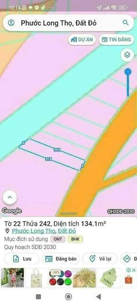 Lên 3 lô đất đồng giá 6xx mầm non thuộc Phước Long Thọ - Đất Đỏ Bà Rịa Vũng Tàu
