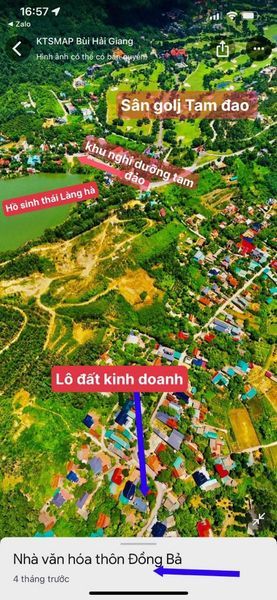 Bán rẻ lô đất chỉ Hơn 800tr Vừa Ở Vừa Kinh Doanh Trục Chính Đồng Bả - Hồ Sơn - Tam Đảo, vĩnh phúc