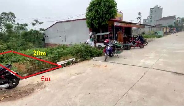 Chính chủ để giá tốt bán 100m2 thổ cư(5x20)m2 giải quyết công việc, Thanh Đình, TP.Việt Trì
