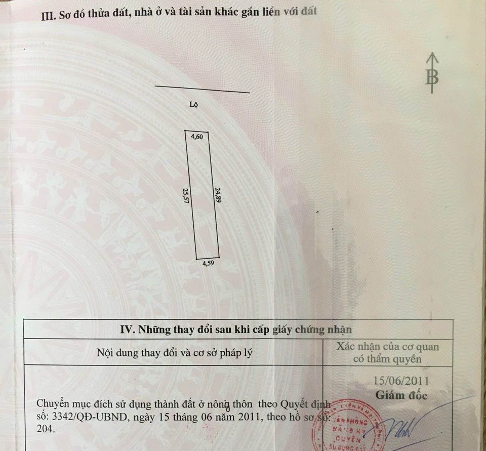 BÁN NỀN MẶT TIỀN ĐƯỜNG NHỰA CỐNG CÂY GÒN TRƯỚC KDC BỜ ĐAI, CÁCH QUỐC LỘ 54 200M