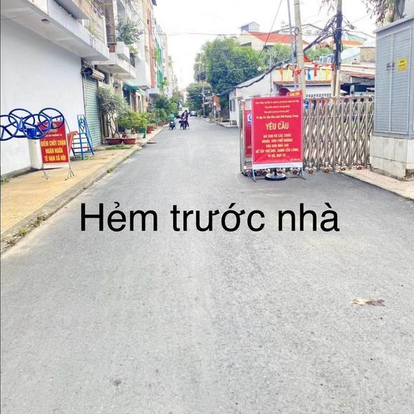 Bán nhà 2 mặt hẻm trước sau 8m Quang Trung GÒ VẤP, 4.1x20.5=84m2, 3tầng+4PN+5WC, 12tỷ