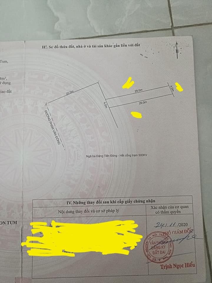 Chính chủ có việc cần Bán nhanh nhà cấp 4 mặt đường Phạm Văn Đồng phường TRẦN HƯNG ĐẠO
