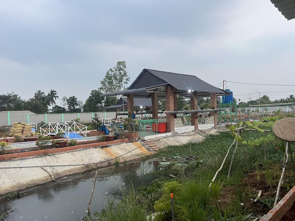 Bán 5000mv Nhà vườn mặt tiền sông Vàm Cổ Đông, khu vực cho chuyển Thổ cư Thạnh Lợi, Bến Lức Long An