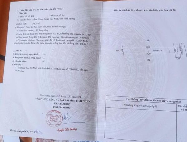 Đất nền vùng ven Sài Gòn, Lộc Hưng, Lộc Ninh, Bình Phước.