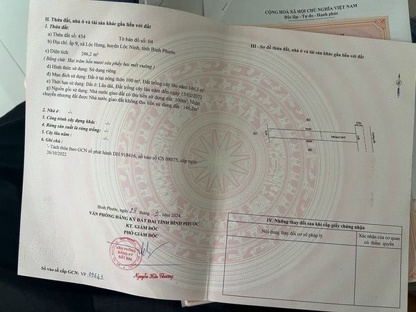 Đất nền vùng ven Sài Gòn, Lộc Hưng, Lộc Ninh, Bình Phước.