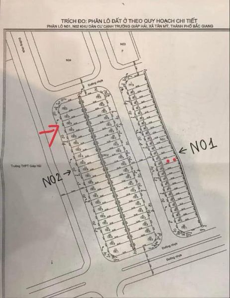 Gia đình đang cần tiền cho con đi du học muốn bán nhanh lô đất tại KDC cạnh Trường cấp 3 Giáp Hải