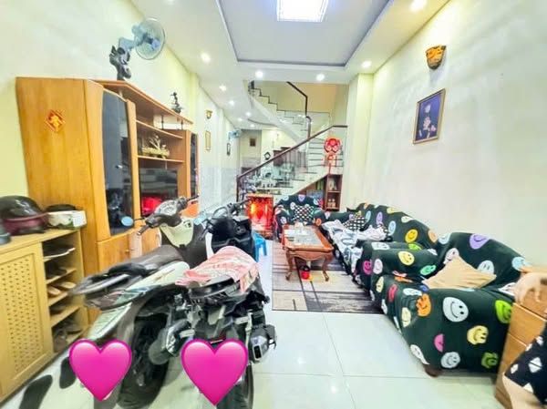 Nhà 4 tầng BTCT - Hẻm xe tải thông - 4 x 14,5 - Không lộ giới - Bình Tân - 2 Phút qua Aeon mall
