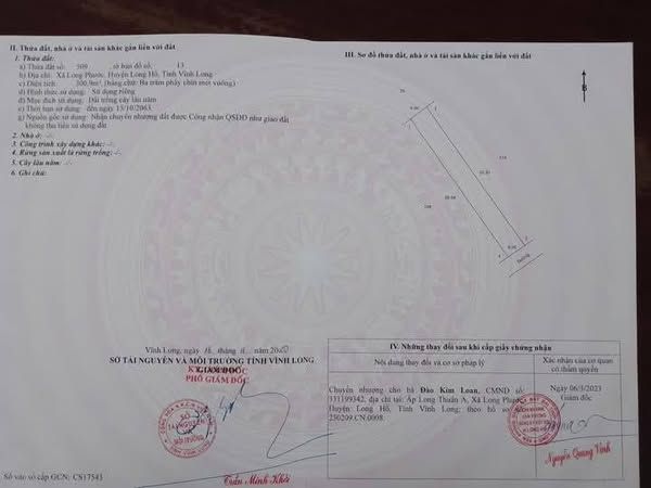 BÁN GẤP ĐẤT NỀN, CÒN HƠN 10 NỀN LIỀN KỀ THUỘC XÃ LONG PHƯỚC, LONG HỒ, VĨNH LONG.
