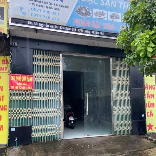 CHO THUÊ MẶT BẰNG KINH DOANH VỊ TRÍ VÀNG - 581 NGUYỄN VĂN CỪ, BẮC NINH