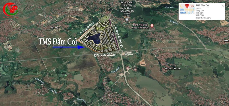 DỰ ÁN ĐẤT NỀN TMS ĐẦM CÓI VĨNH YÊN VĨNH PHÚC CƠ HỘI ĐẦU TƯ CỰC TỐT