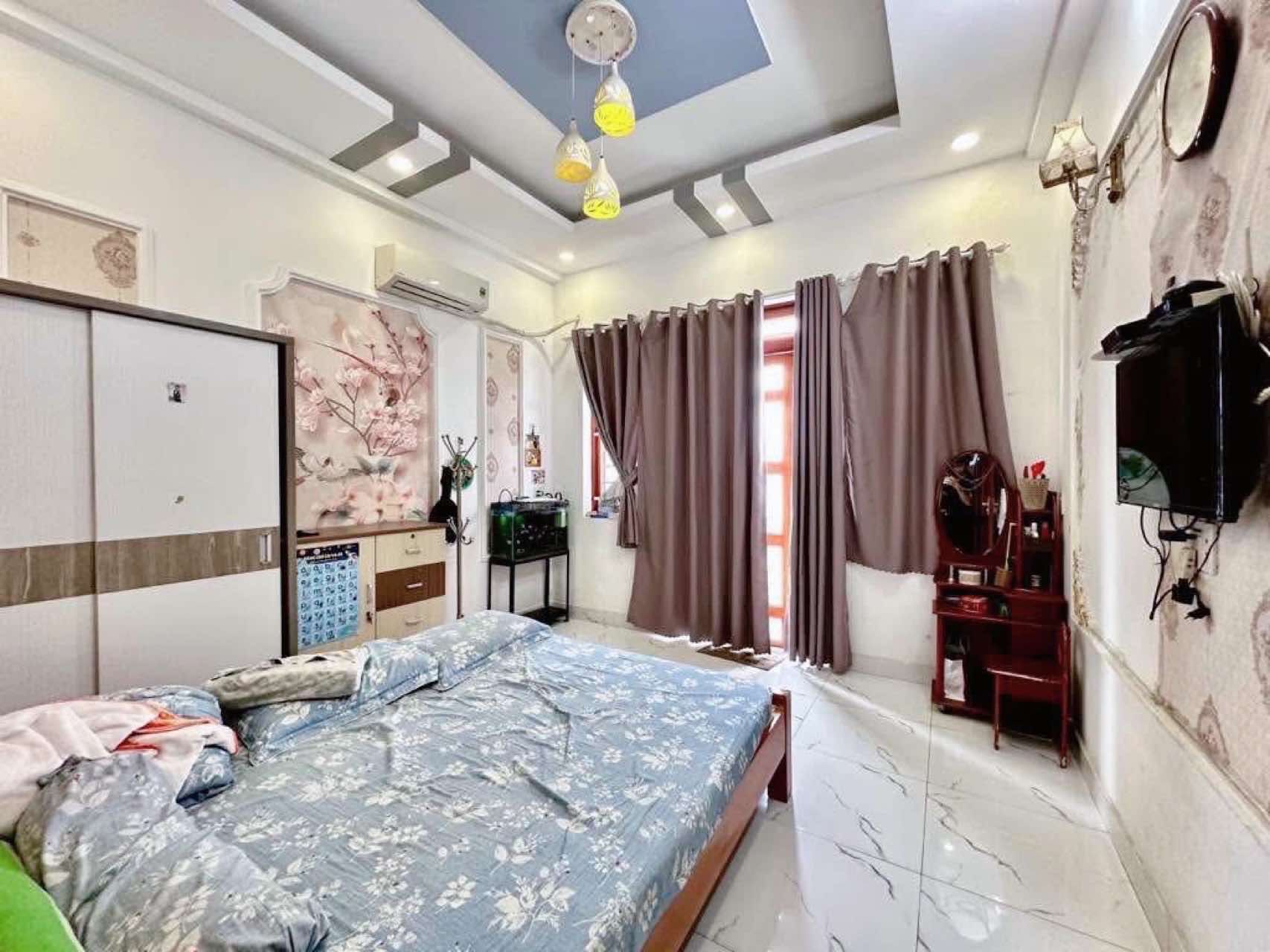 Bán nhà 60m2-4tang Hiệp Thành 45 Q12 ,oto ngủ nhà ,liền THPT Võ Trường Toàn- 5 tỷ nhỉnh 0932030061