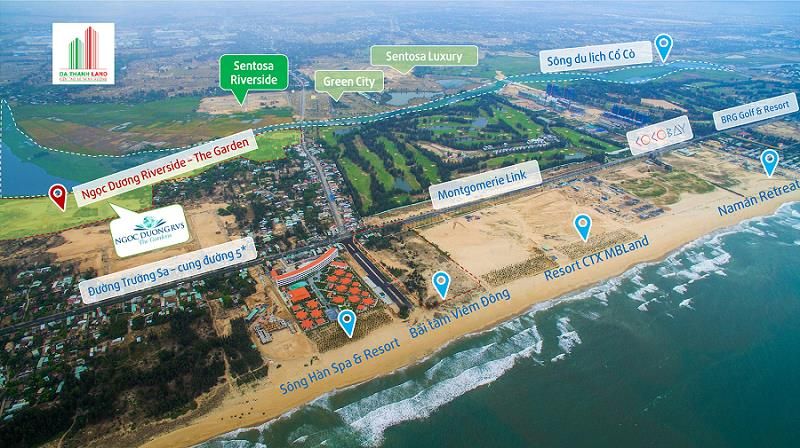 ĐẤT NỀN KỀ BIỂN SÁT SÔNG GIÁ QUÁ TỐT ĐỂ ĐẦU TƯ NGAY TẠI ĐIỆN DƯƠNG - ĐIỆN BÀN