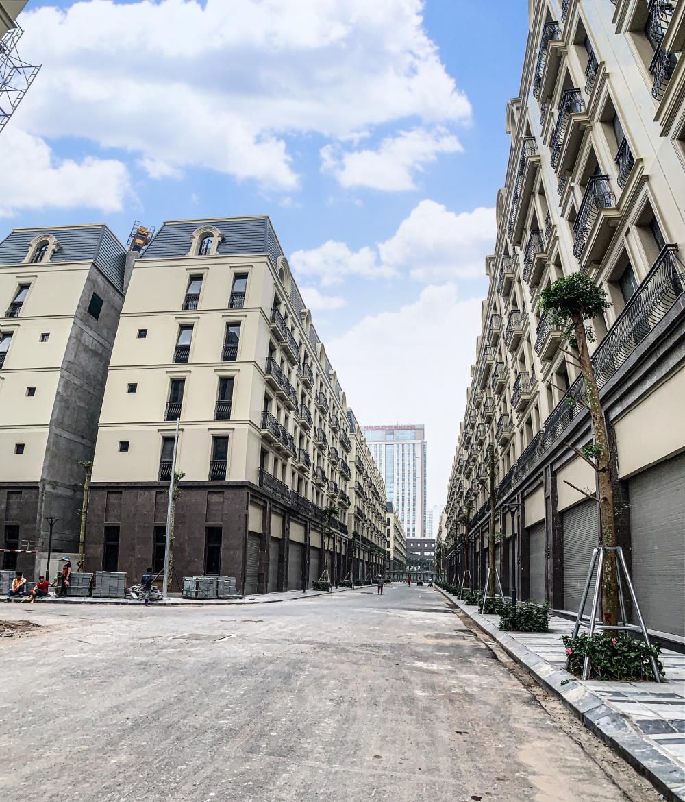 BÁN LÔ SHOPHOUES V9 DỰ ÁN THE TERRA - AN HƯNG, LÔ GÓC, 80M2 XÂY 7 TẦNG, MT 8M