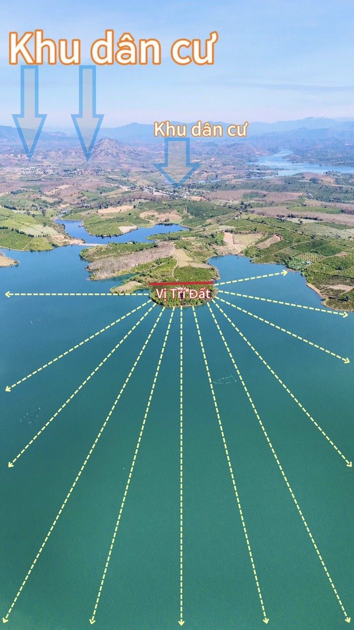 Bán đất view hồ 3 mặt tiền đường xe hơi vào tận nơi, từ đất ra chợ, trường học cấp 1,2,3 chỉ 5 phút