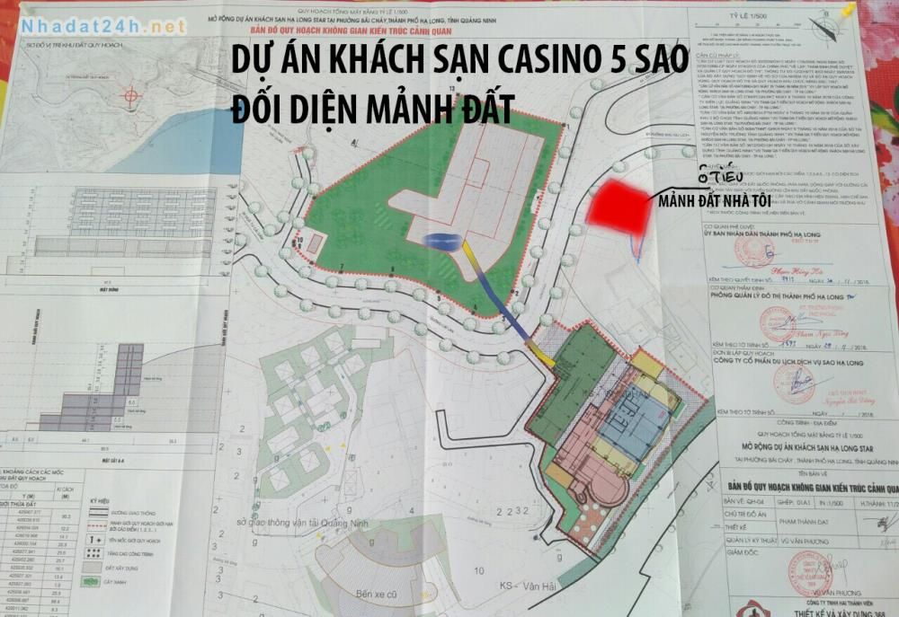 BÁN 610M2 ĐẤT MẶT ĐƯỜNG HẠ LONG. GIÁ 55TR/M2