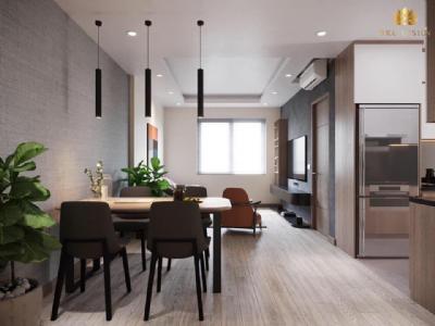 Bán căn chung cư 2 ngủ 2 vệ sinh 70m2, giá 15-16tr/m2 tổng giá trị ~ 1 tỷ1.