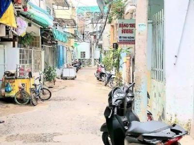BÁN NHÀ TRỆT 1 LẦU TRỤC CHÍNH HẺM 88 NGUYỄN THỊ MINH KHAI, CÁCH CHỢ TÂN AN 100M
