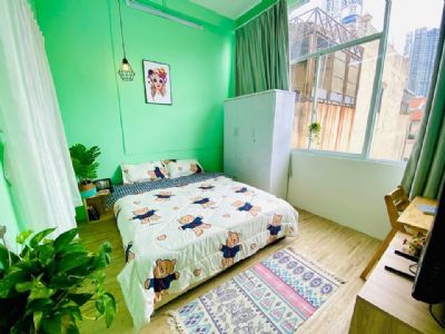 1 phòng ngủ riêng biệt với bếp tại BÌNH THẠNH  full nội thất và dịch vụ