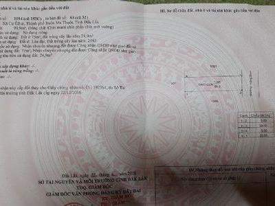 CẦN BÁN LÔ ĐẤT HẺM 16 VÀNH ĐAI 30/4 . Xã cư ea Bur
