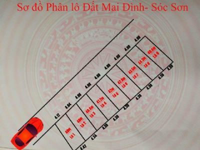 Tài chính 400 triệu có ngay 1 lô đất Tại Lạc Nông - xã mai đình.