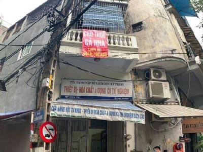 Cho thuê nhà 3 tầng căn góc phố Hàng Vải