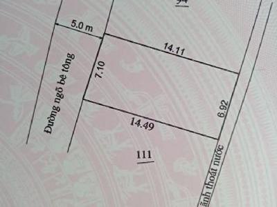 Nhà cấp 4 sau trường sông đà 990tr bao sang tên