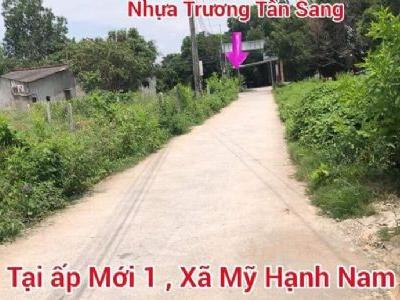 Lô đất mặt đường bê tông rất đẹp tại MHN 5x30m, thổ cư 100% Mỹ Hạnh Nam, huyện Đức Hoà, Long An
