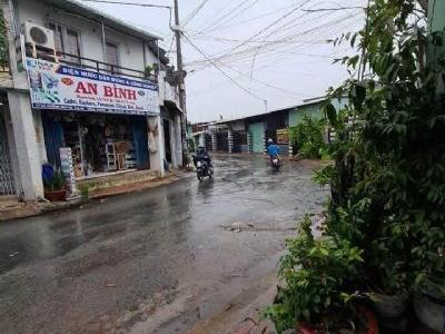 Nhà mặt tiền Huỳnh Thị Na, Đông Thạnh, Hóc Môn Đường nhựa 2 xe tăng tránh nhau