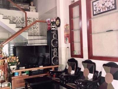 Cho thuê nhà 2 tầng kiệt ô tô 4m Tôn Đản.