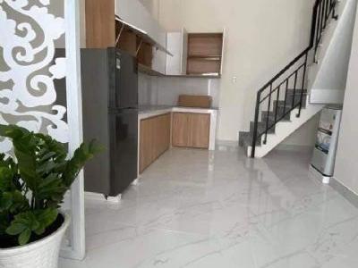 Nhà 1trệt 1lầu MT Tĩnh lộ 9 Đức Hòa - Long An .  Giá chỉ 620tr