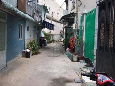 Nhà sổ riêng 3,1 x 7m đúc 1 lầu giá : 1,590 tỷ. Cách chợ hiệp thành 300m. 2 xech ngắn đường ht13