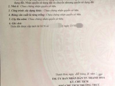 LÔ ĐẤT CỰC ĐẸP PHỐ CỐC HẠ 2-P.ĐÔNG HƯƠNG ĐANG BÁN NHANH VỚI GIÁ CỰC RẺ
