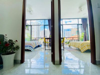 Căn hộ 1PN, 2PN, 2 Ban công mới 100% xinh lung linh. 236/51 Điện Biên Phủ  Bình Thạnh