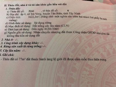 CẦN TIỀN MUA NHÀ SG GẤP NÊN BÁN ĐẤT GIÁP QUỐC LỘ 22B 2 MẶT TIỀN GIÁ SIÊU RẺ