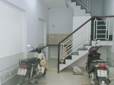 Nhà hẻm 156/... huỳnh thấn phát quận 7, ngang 3 x 6 trệt, lầu suốt có 2wc,  gần KCX tân thuận