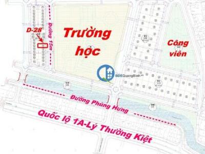 Đất mặt tiền khu quy hoạch dự án Đông Phùng Hưng 140m2 ( đất ở 100%).