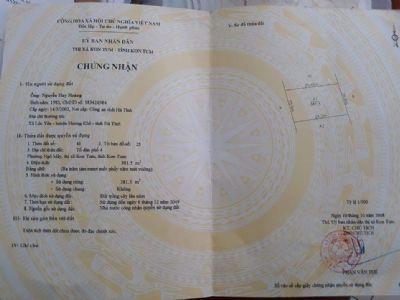 Gia đình có việc Cần ra đi gấp lô đất hẻm 168 giáp văn cương- ngô mây