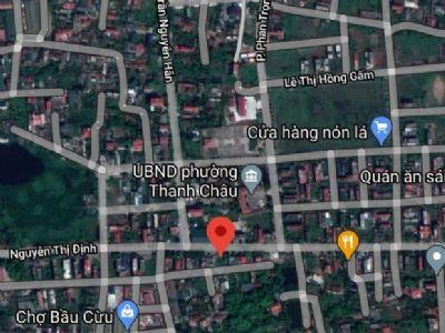 Bán Lô Đất 2 mặt tiền trước sau, mặt Đ. Nguyễn Thị Định, P.Thanh Châu, TP.Phủ Lý, Hà Nam - Giá 17tr