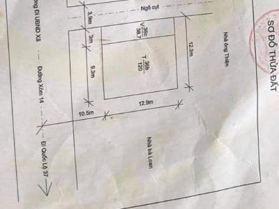 cần bán lô đất tổng diện tích 120 m2. Cách UBNN phường Hưng thành 300m đất đẹp bằng phẳng vuông vắn