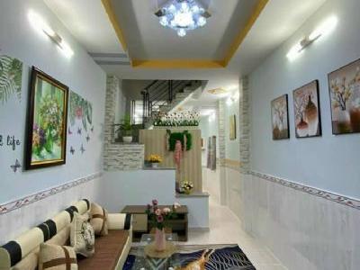 BÁN NHÀ NGUYỄN DUY CUNG P12 GÒ VẤP DT: 3 nở hậu 3.25m X 10.5m 2 phòng ngủ, 2 WC